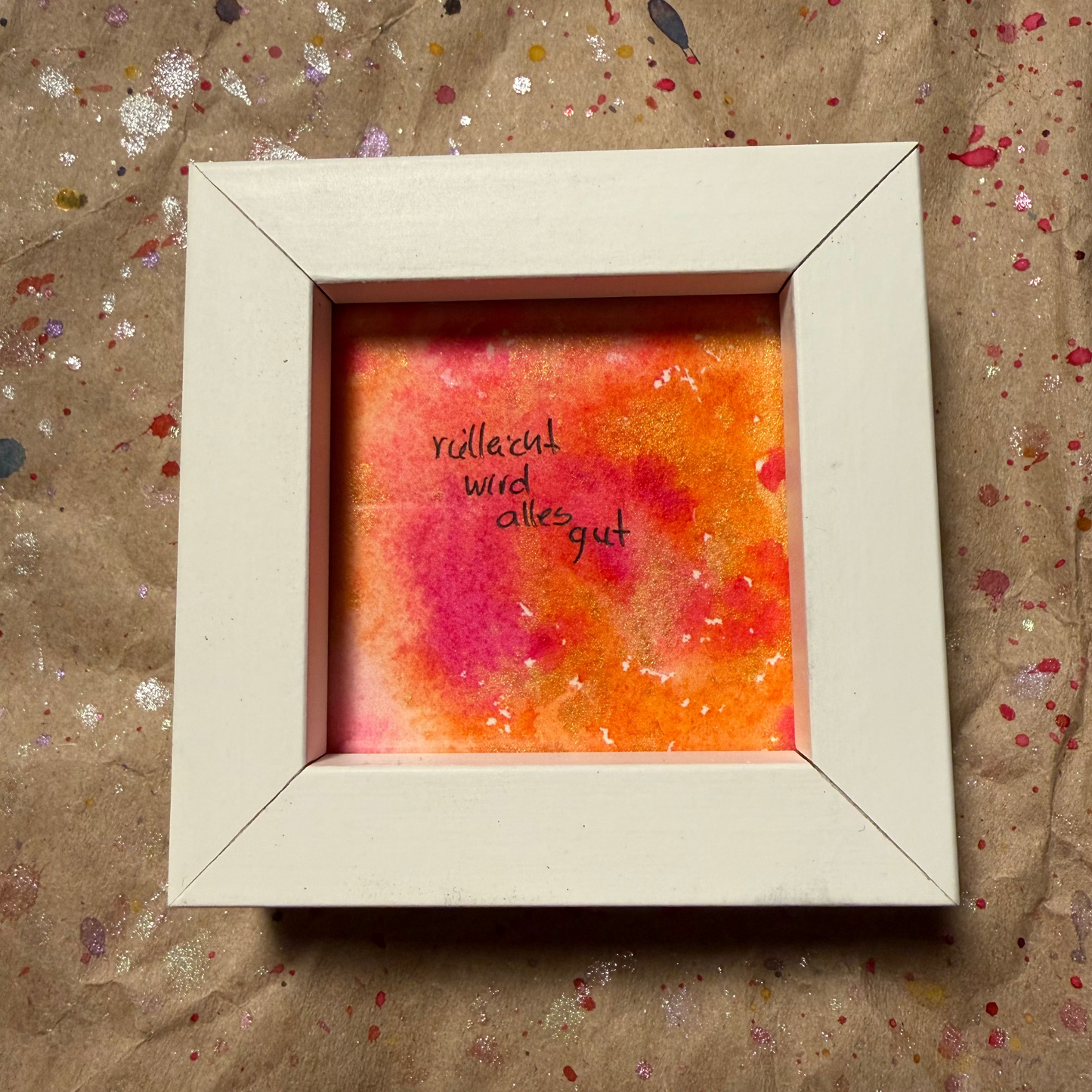 vielleicht wird alles gut |gerahmt