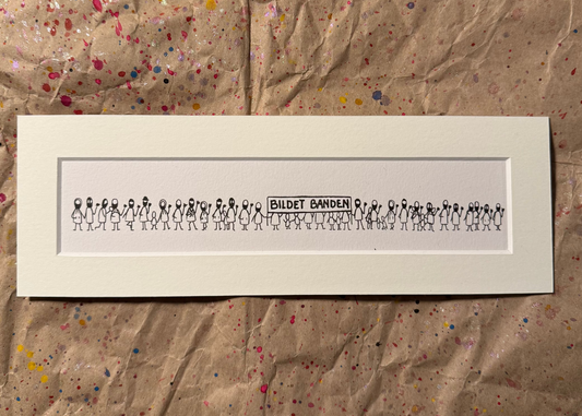 bildet banden |gerahmt