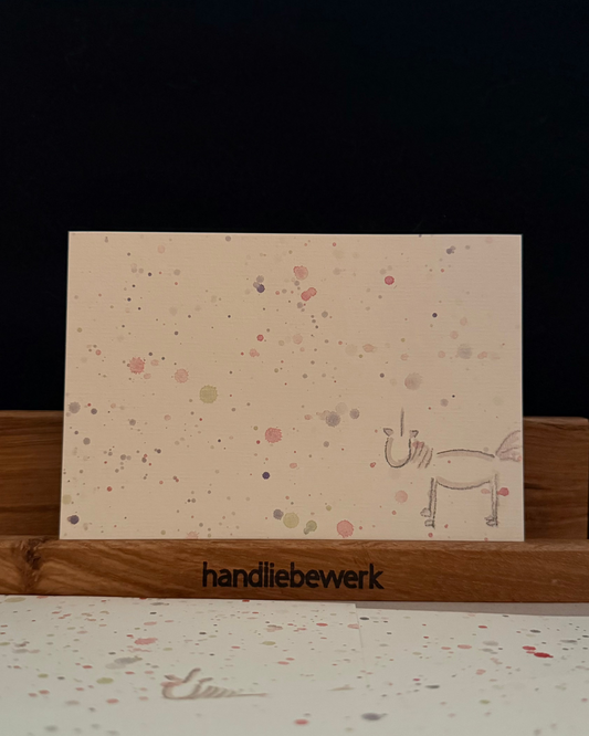 Einhorn | Glitzer | quer