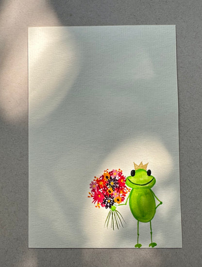 Froschkönig | Froschkönigin | Blumen für dich