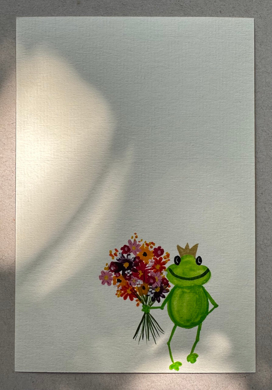 Froschkönig | Froschkönigin | Blumen für dich