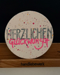 Herzlichen Glückwunsch | Rund