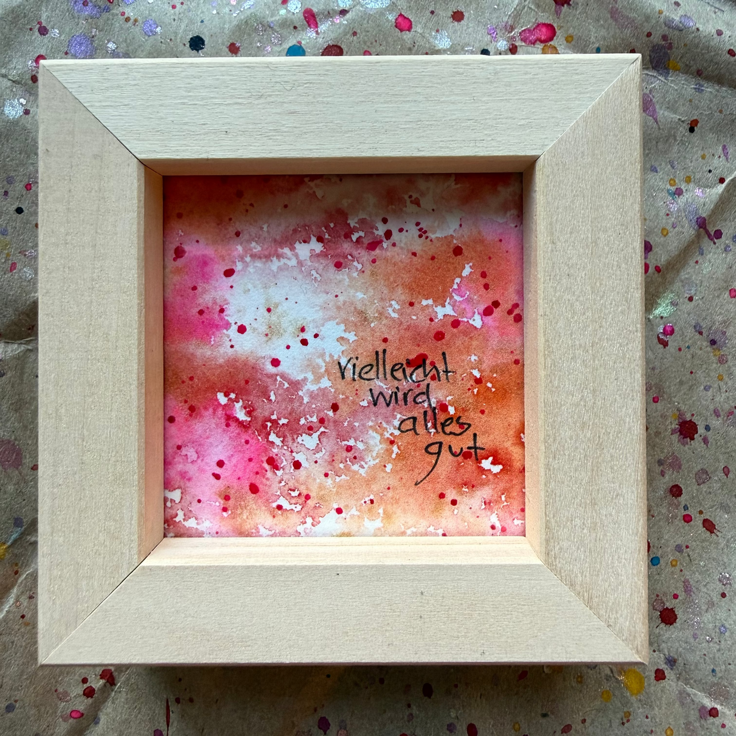 vielleicht wird alles gut |gerahmt