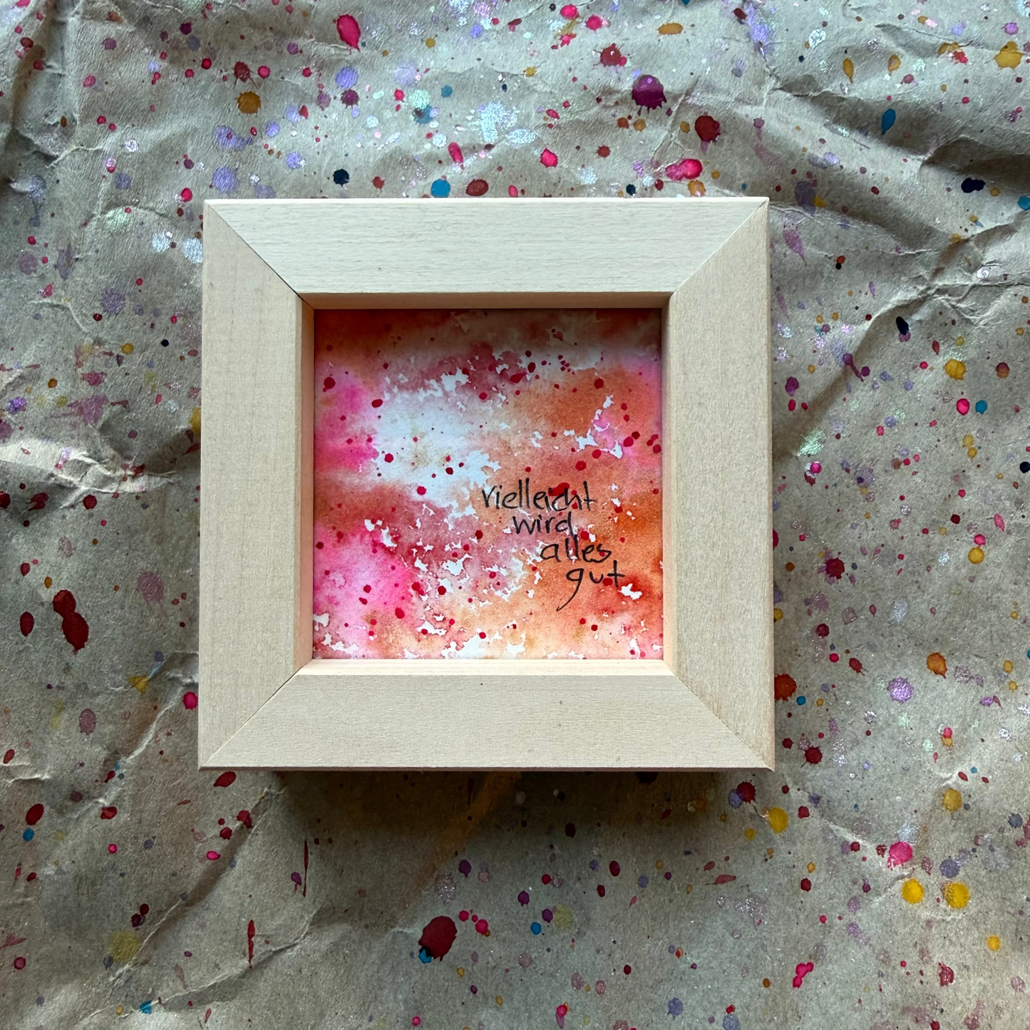 vielleicht wird alles gut |gerahmt